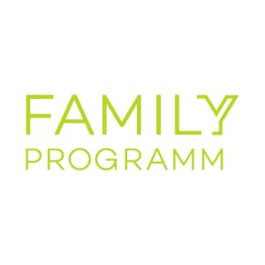 Es zeigt den Schriftzug FamilY Programm.