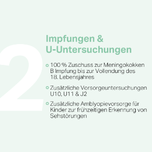 Text auf mintfarbenem Grund.