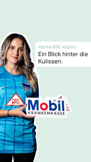 Marie vom Hertha BSC eSports-Team.
