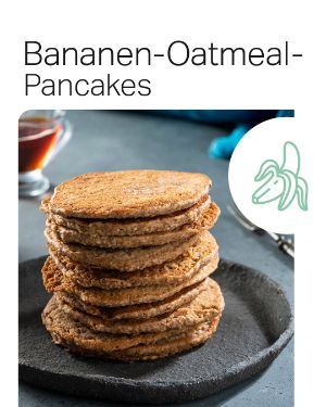 Rezept der Woche: Bananen-Oatmeal-Pancake.
