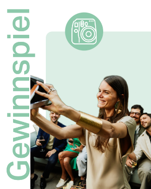 Adventsgewinnspiel Polaroid Kamera.