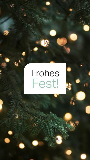 Weihnachten: Frohes Fest!