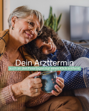 TeleClinic: Dein Arzttermin auch an den Feiertagen nur einen Klick entfernt. 