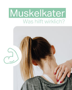 Frau hat Muskelkater