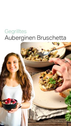 Rezept der Woche: Auberginen Bruschetta.