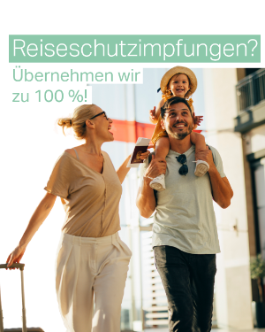 Familie am Flughafen, auf dem Weg in den Urlaub. 