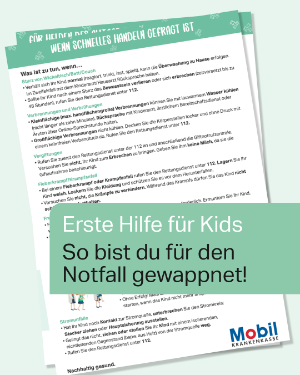 Erste Hilfe für Kids – So bist du für den Notfall gewappnet!