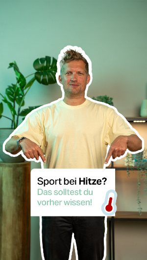Sportexperte Nils Georke zum Thema Sport bei Hitze – das solltest du wissen.