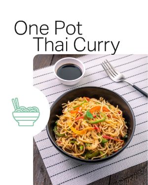 Rezept der Woche "One Pot Thai Curry".