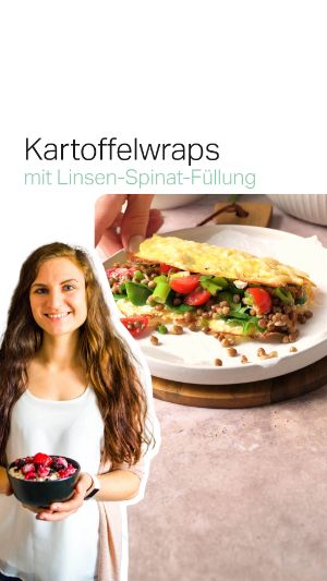 Rezept der Woche "Kartoffelwraps" .