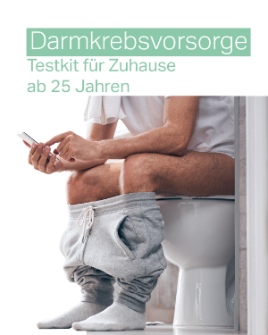 Darmkrebs-Screening direkt von Zuhause.