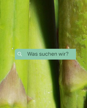 Grüner Spargel.