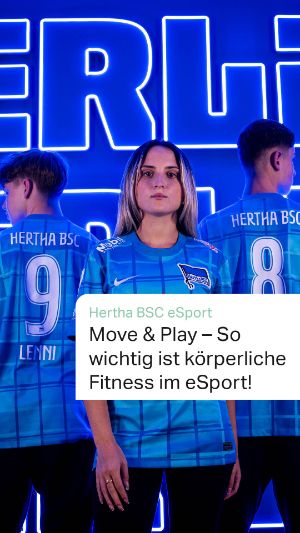 Hertha BSC eSport Mannschaft.