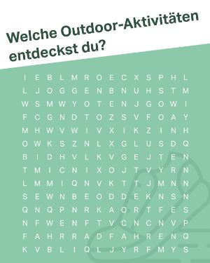 Quiz "Welche Outdoor-Aktivitäten entdeckst du?" 