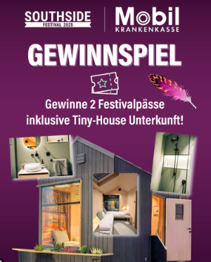 Southside x Mobil Krankenkasse Gewinnspiel.