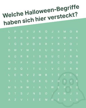 Quiz: Welche Halloween-Begriffe haben sich hier versteckt?