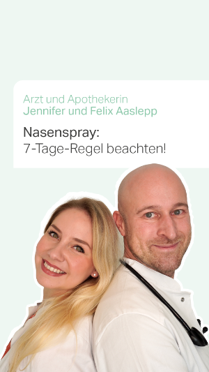 A&A zum Thema Nasenspray und deren Abhängigkeit.