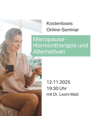 Online-Seminar Menopause.