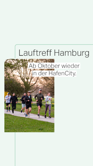 Lauftreff ab Oktober in der HafenCity.