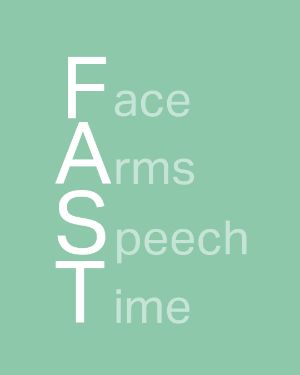 Mental Gesund: FAST – Face, Arms, Speech, Time.