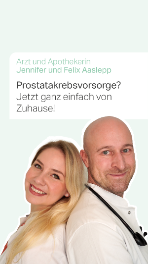 Prostatakrebsvorsorge – Jetzt ganz einfach von Zuhause.