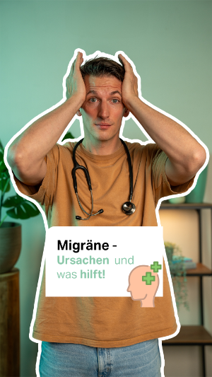 Jan-Philipp Albersmeier hält sich den Kopf: Migräne – Ursachen und was hilft!