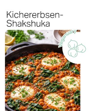 Rezept der Woche: Kichererbsen-Shakshuka mit Spinat & Kreuzkümmel.