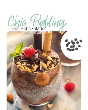 Rezept der Woche: Schoko-Chia-Pudding.