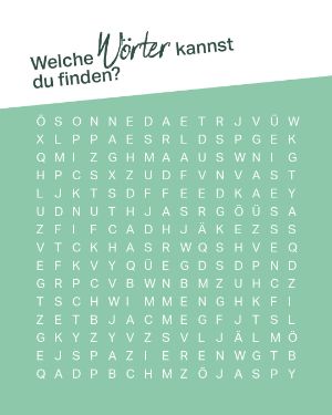 Quiz: Welche Wörter kannst du finden?