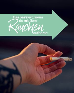 Weltnichtrauchertag: Das passiert, wenn du mit dem Rauchen aufhörst.