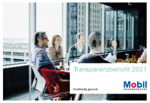 Cover des Transparenzberichts
