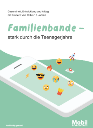Cover Broschüre Familienbande für Eltern mit Jugendlichen zwischen 13 - 16 Jahren