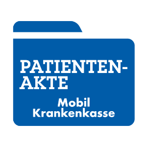 Logo der Patientenakte der Mobil Krankenkasse.