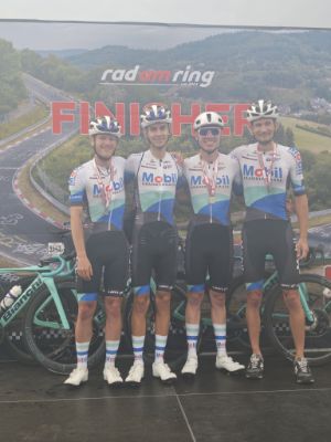 Mobil Krankenkasse Cycling Team - belegt den dritten Platz bei Rad am Ring