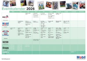 Mobil Krankenkasse - Eventkalender 2026