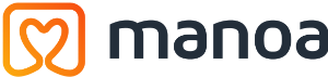 Das Bild zeigt das Logo der manoa App.