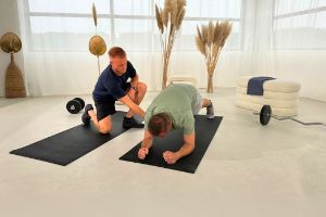 Es wird ein Ausschnitt des Rücken-Kurs von wellfy gezeigt.