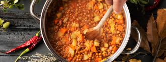 Waermende Suppe fuer Frostbeulen
