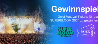 SUPERBLOOM Gewinnspiel 2024 Bühne mit vielen Zuschauern