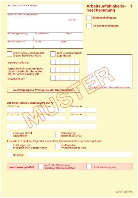 Krankmeldung hochladen