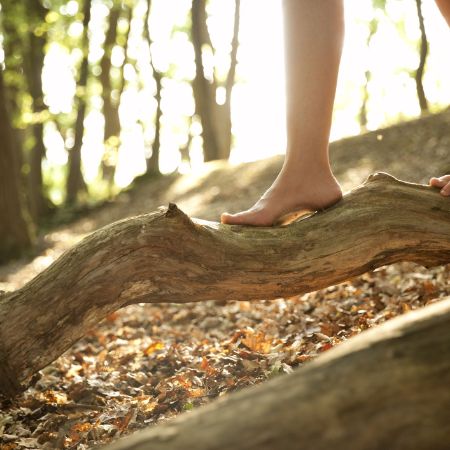 Waldbaden_barfuss_im_Wald