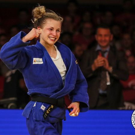 Judoka Theresa Stoll jubelt
