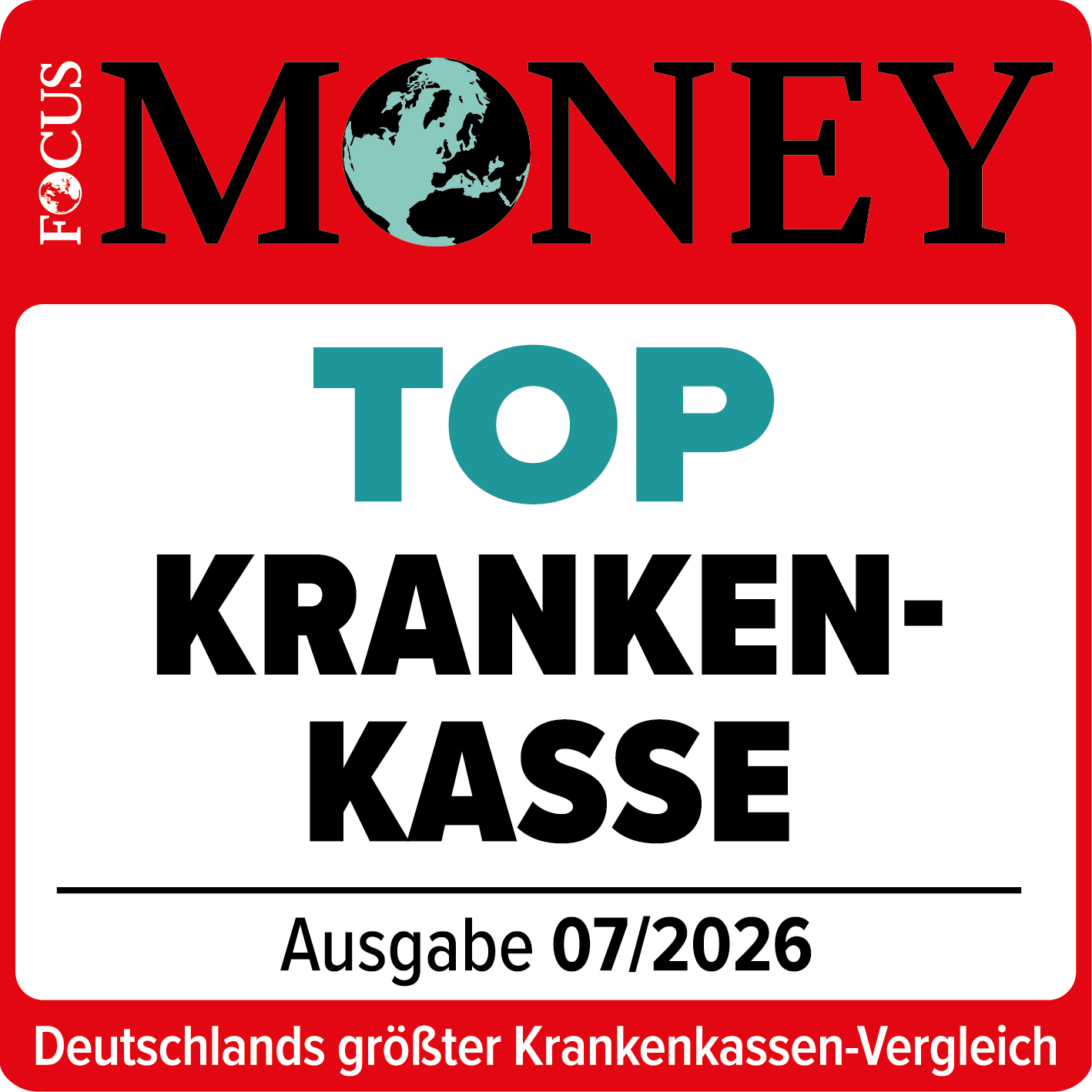 Focus Money: Top Krankenkasse