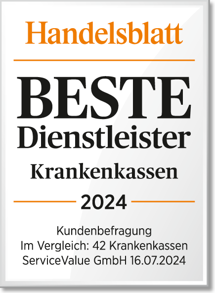 Handelsblatt - Deutschlands Beste Krankenkasse 2021