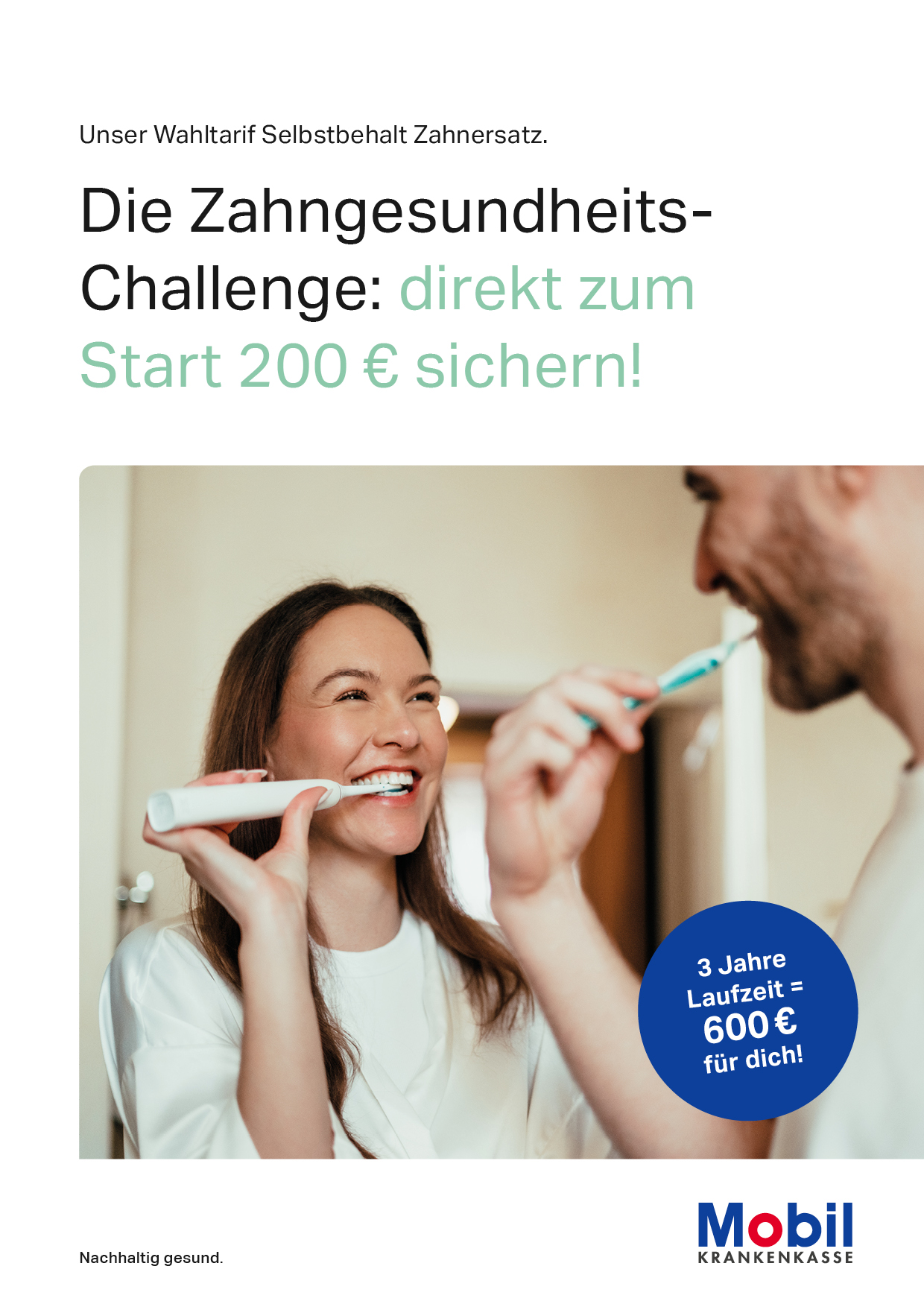 Wahltarif Selbstbehalt Zahnersatz